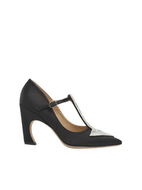 NO PORTE_Escarpins Oli 95 en cuir - Black