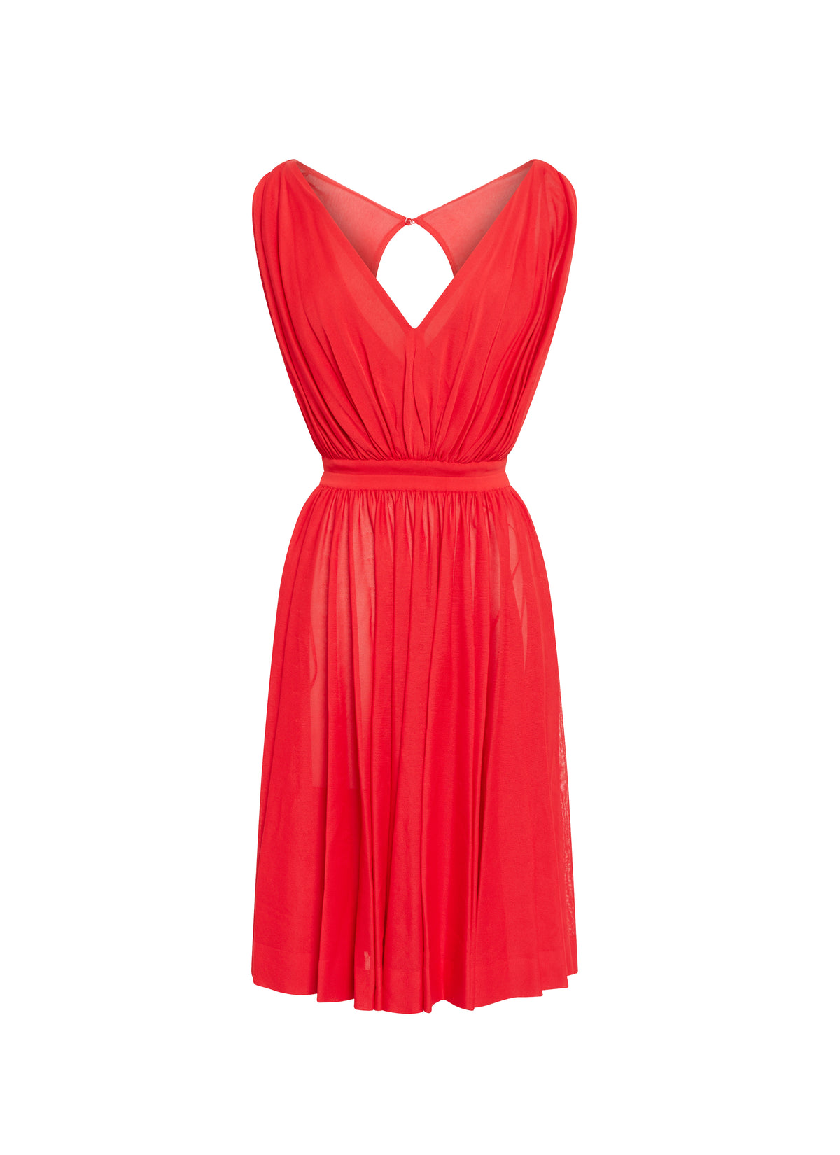 Sleeveless dress Goddesses - Scarlet