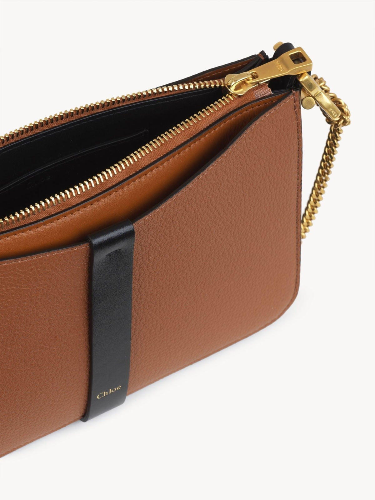 OK PORTE_Tan POUCH ON CHAIN - Tan