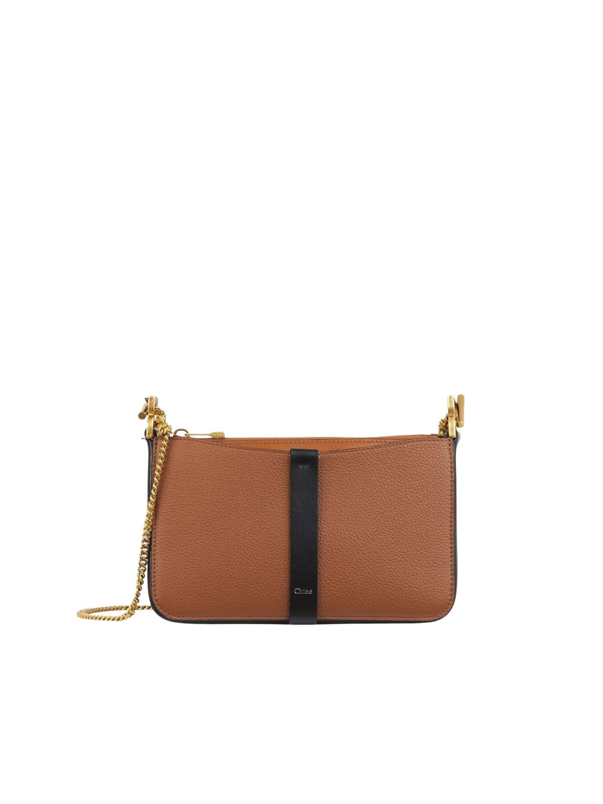 OK PORTE_Tan POUCH ON CHAIN - Tan