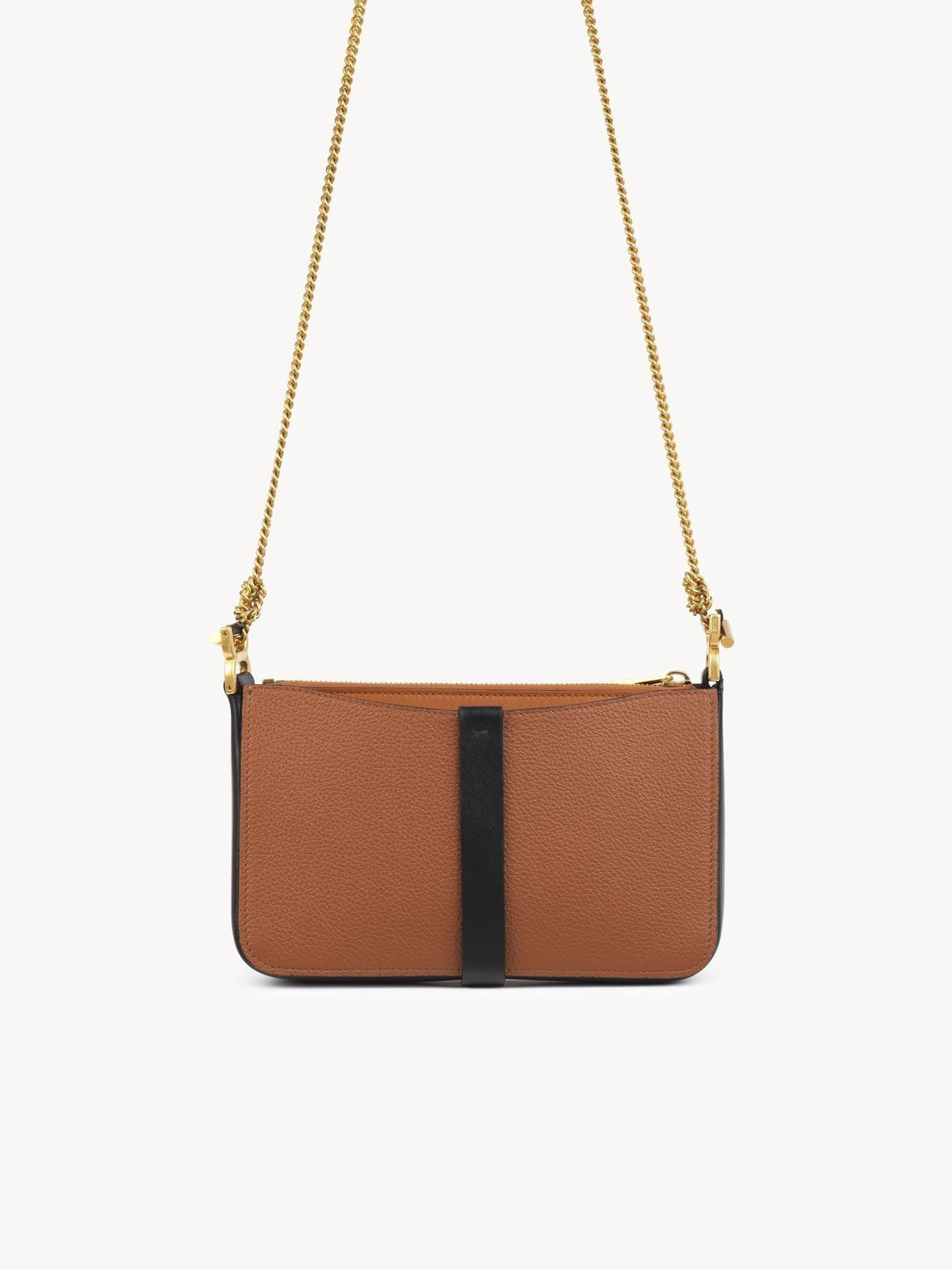 OK PORTE_Tan POUCH ON CHAIN - Tan