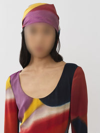 NO PORTE_Multicolor CARRE SCARF - Multicolor