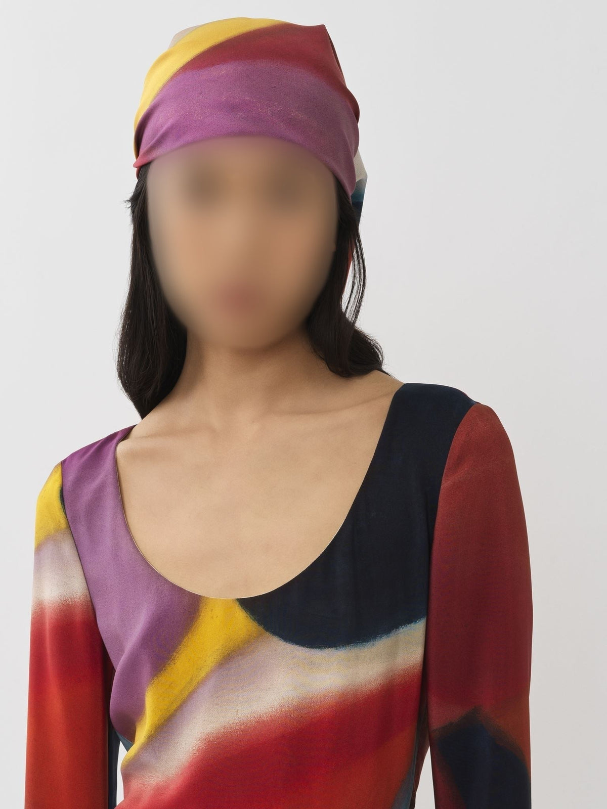 NO PORTE_Multicolor CARRE SCARF - Multicolor