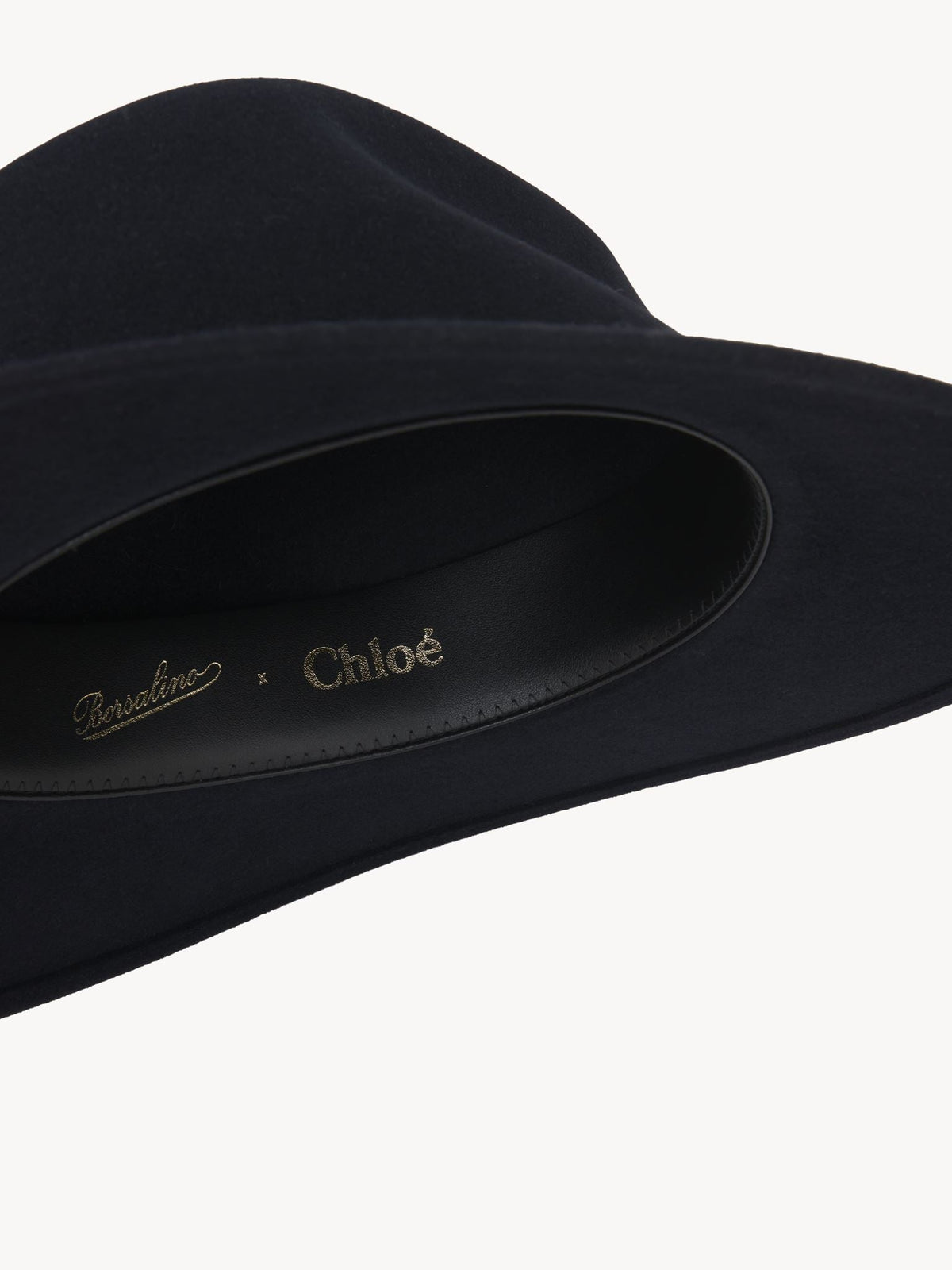 OK PORTE_Chapeau panama Steph Chloé x Borsalino - Deep Navy