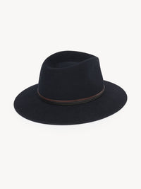 OK PORTE_Chapeau panama Steph Chloé x Borsalino - Deep Navy