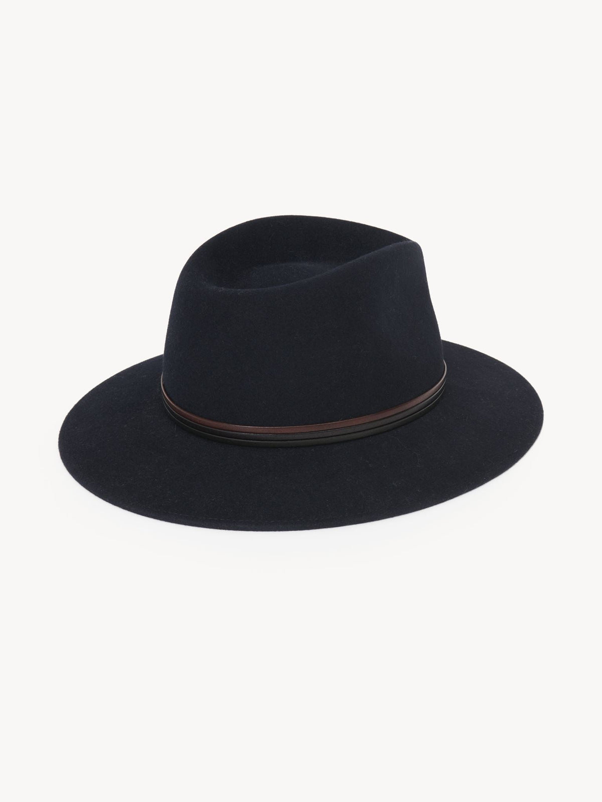 OK PORTE_Chapeau panama Steph Chloé x Borsalino - Deep Navy