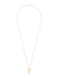 OK PORTE_Collier Alphabet en laiton - Gold Color
