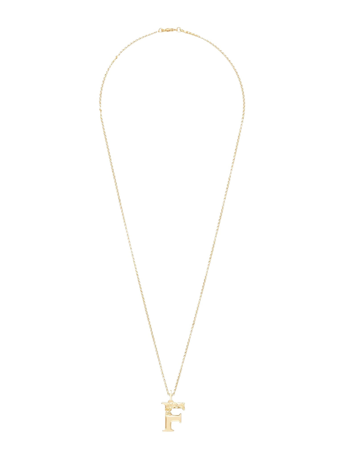 OK PORTE_Collier Alphabet en laiton - Gold Color
