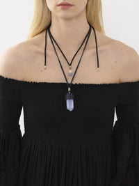 NO PORTE_Black NECKLACE - Black
