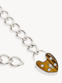OK PORTE_Collier Nikkie en laiton - Palladium