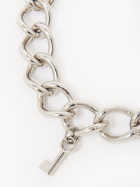 OK PORTE_Collier Nikkie en laiton - Palladium