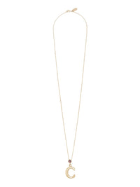 OK PORTE_Collier Alphabet en laiton - Gold Color