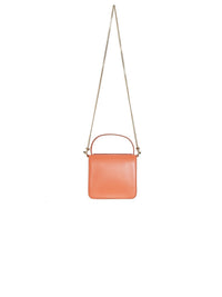 OK PORTE_Petit sac à main Penelope en cuir - Tawny Orange