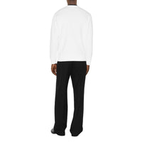 M JWEAR L/S CRW BLANC