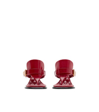 W HEELED SANDAL Écarlate
