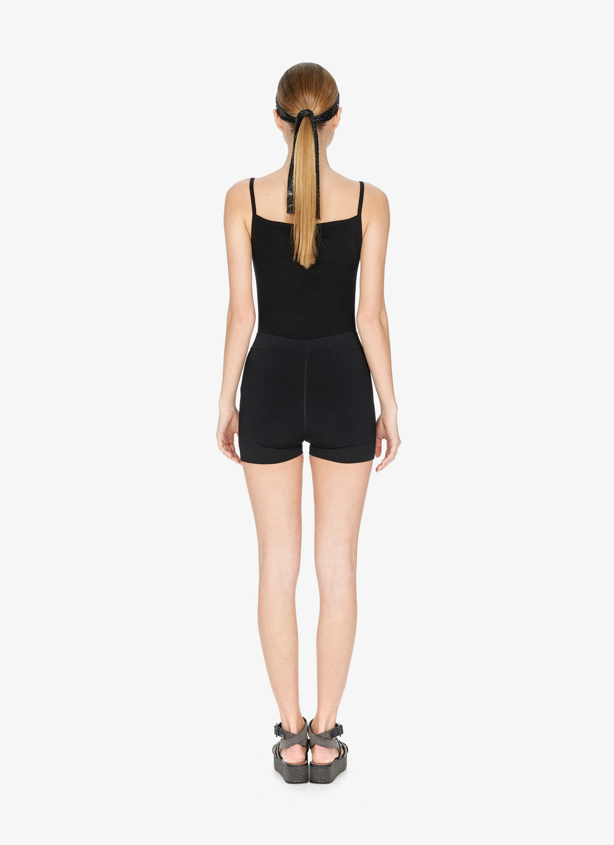 Supreme bodysuit in wool - Black intense