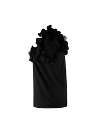 T-shirt à manches volantes - Noir
