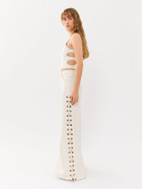 OK PORTE_Iconic Milk TROUSERS - Iconic Milk