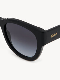 OK PORTE_Lunettes de soleil œil-de-chat Gayia - Black