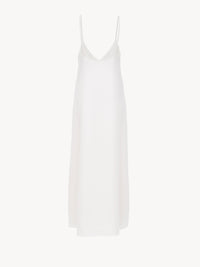 OK PORTE_Robe en laine et cachemire - Eden White
