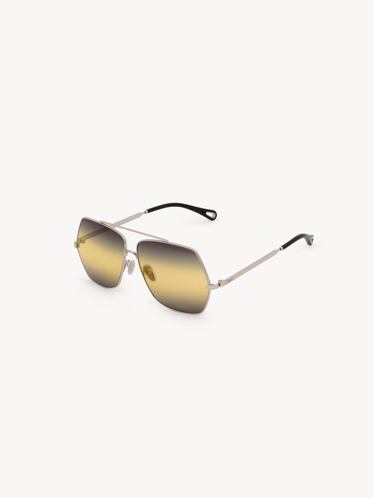 OK PORTE_Silver & Green SUNGLASSES - Silver & Green