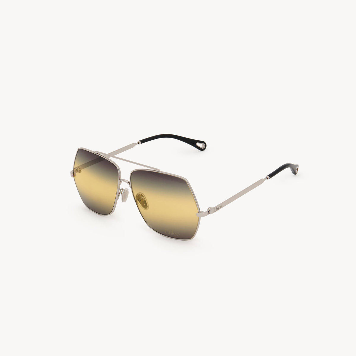 OK PORTE_Silver & Green SUNGLASSES - Silver & Green