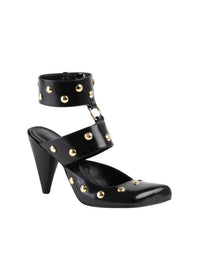 OK PORTE_Escarpins Jade en cuir - Black