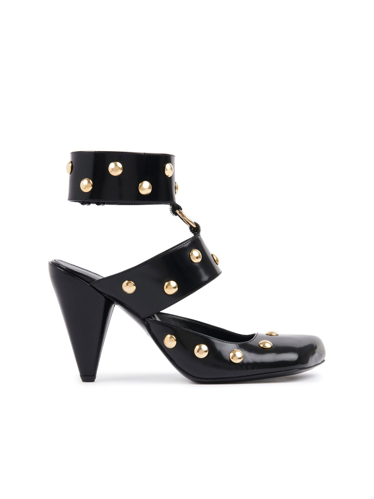 OK PORTE_Escarpins Jade en cuir - Black