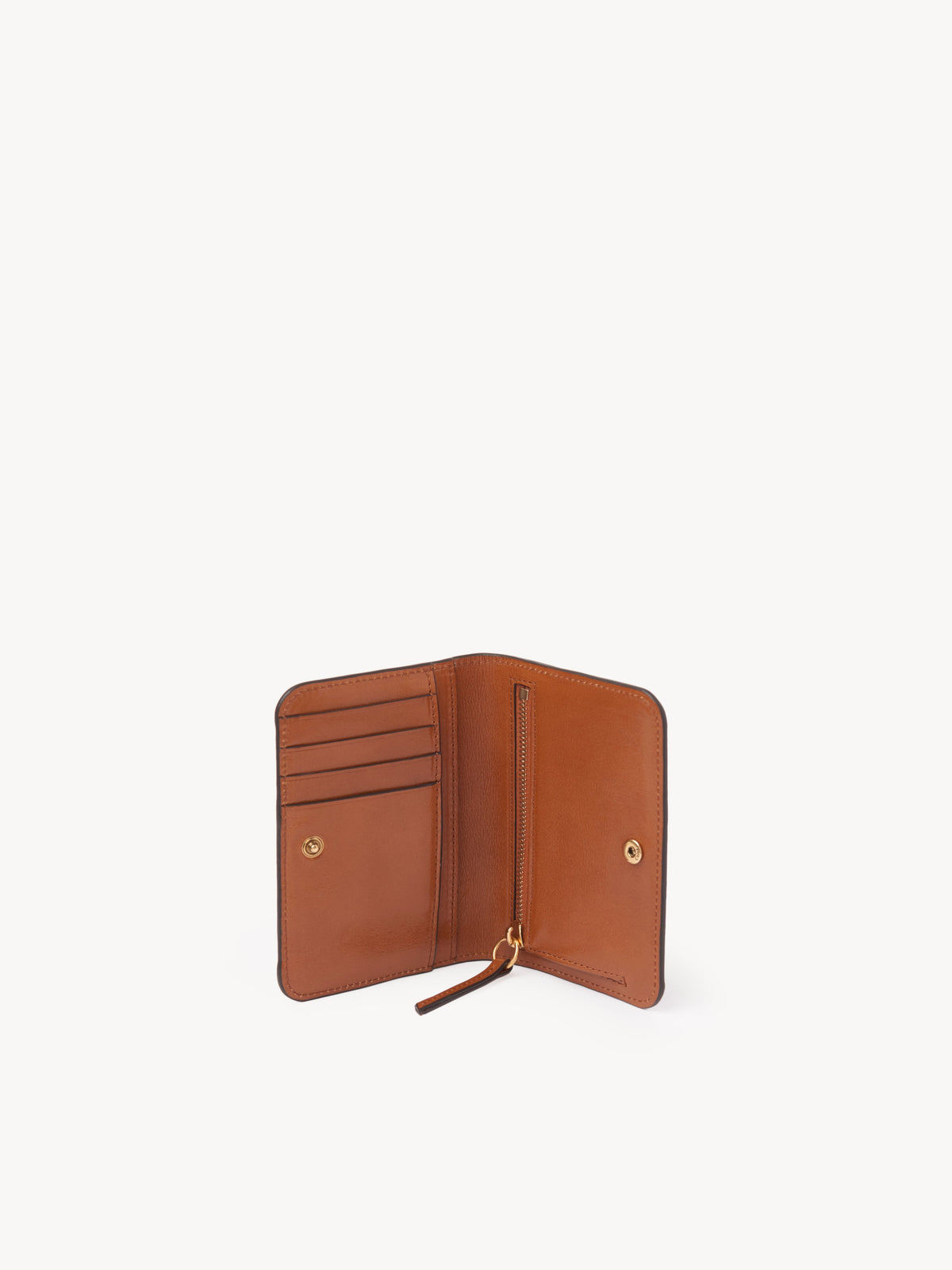 NO PORTE_Clay Brown COMPACT WALLETS - Clay Brown