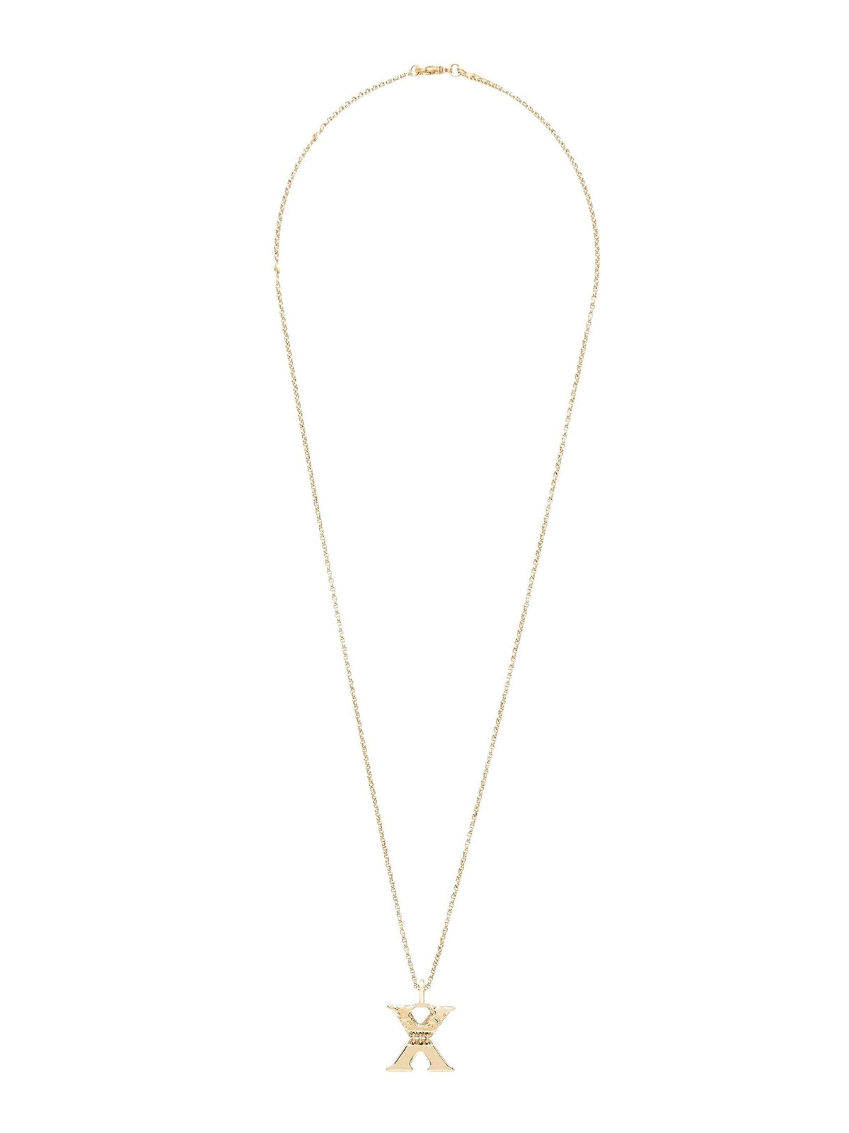 OK PORTE_Collier Alphabet en laiton - Gold Color