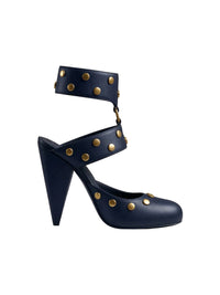 OK PORTE_Escarpins Jade en cuir - Evening Blue