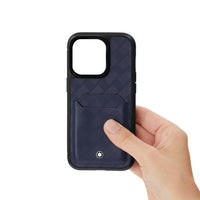 Étui Rigide pour iPhone 15 Pro avec 2cc en Cuir Extreme