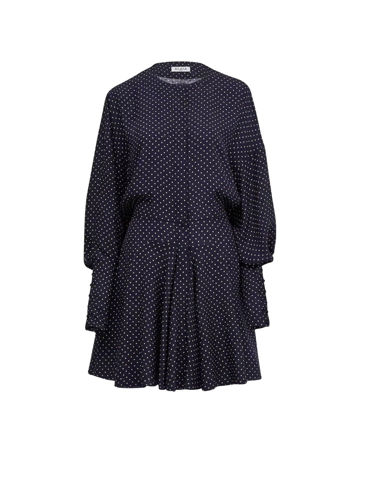 Silk polka dot skater dress - Nuit & Vanille