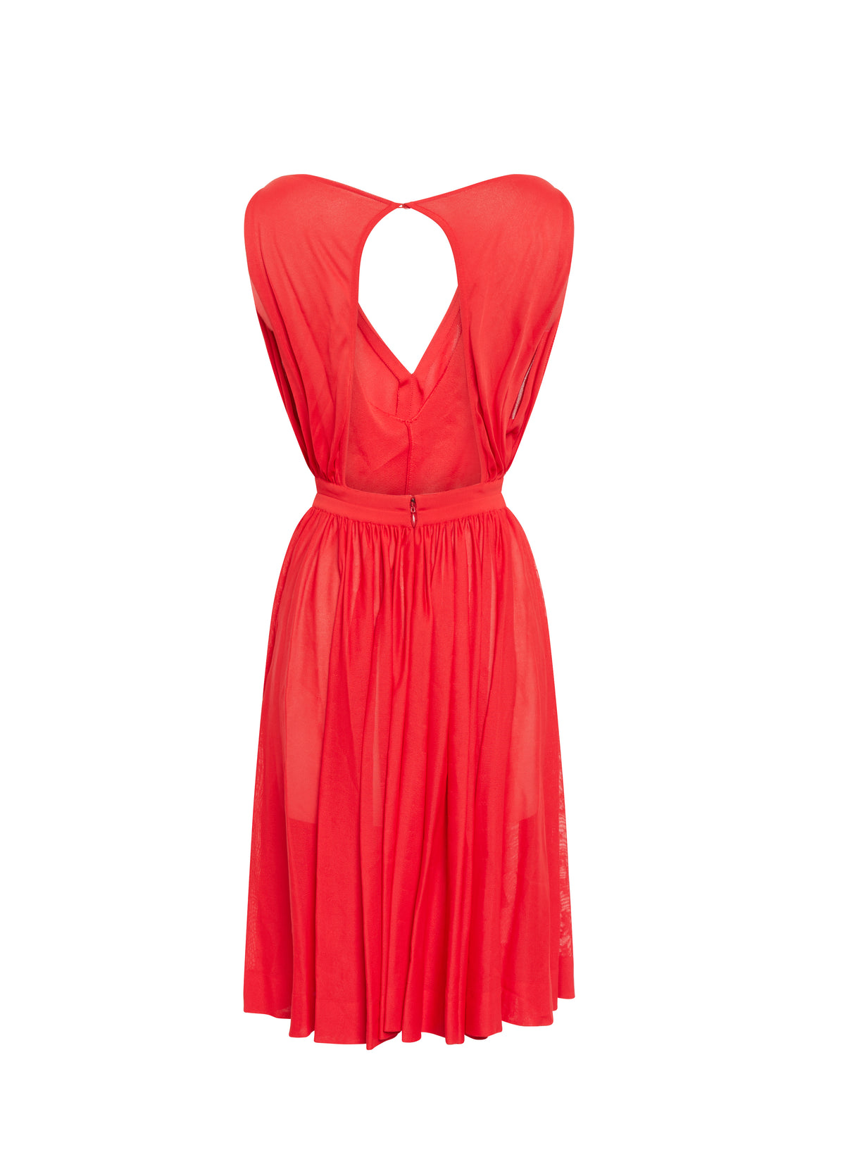 Sleeveless dress Goddesses - Scarlet