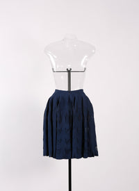 Jupe courte Serpentin - Bleu Royal