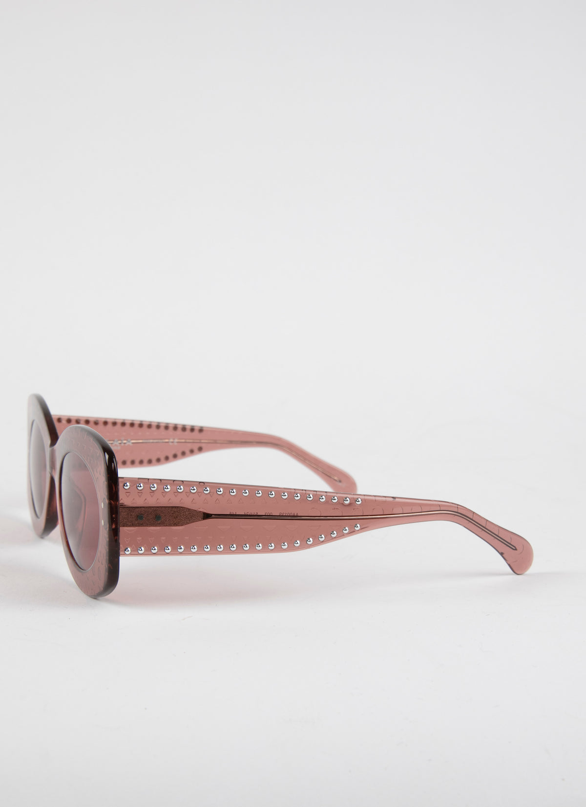 Transparent sunglasses - Nude & Red