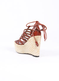 Studded sandals in leather - Tomette