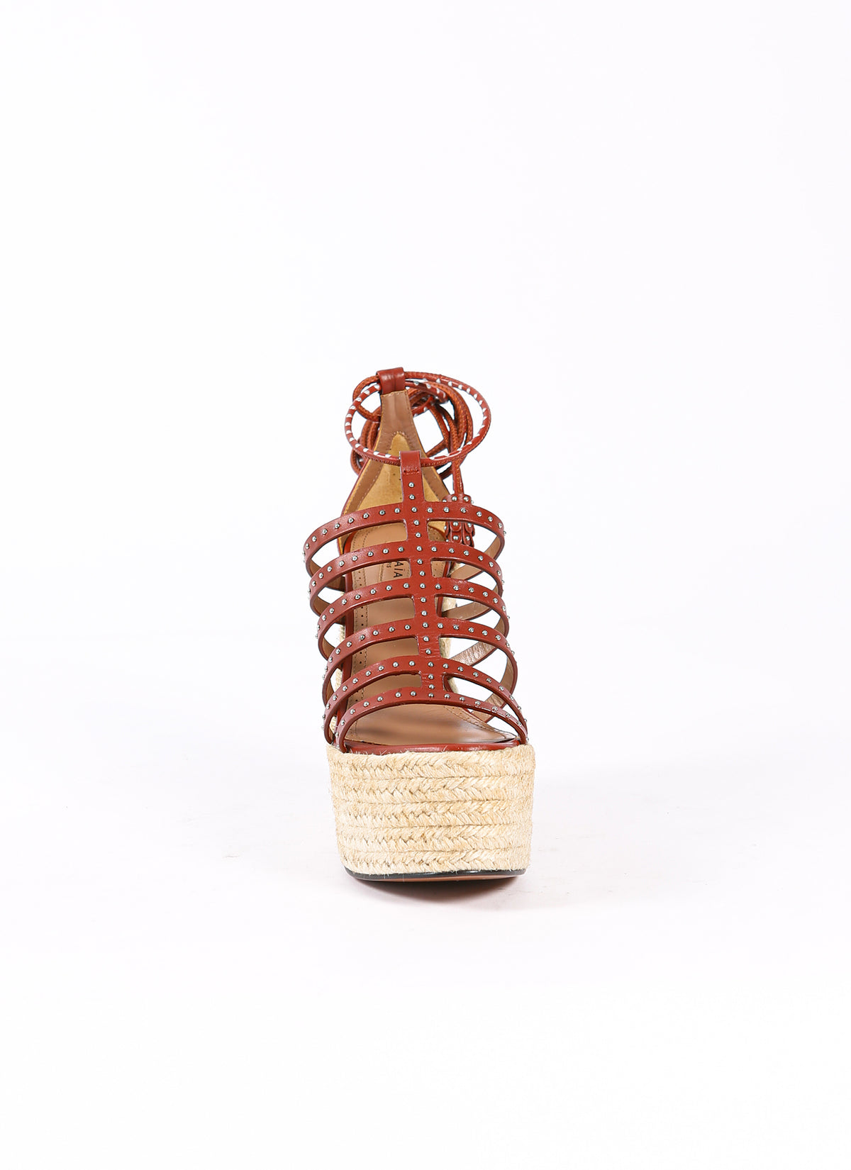 Studded sandals in leather - Tomette