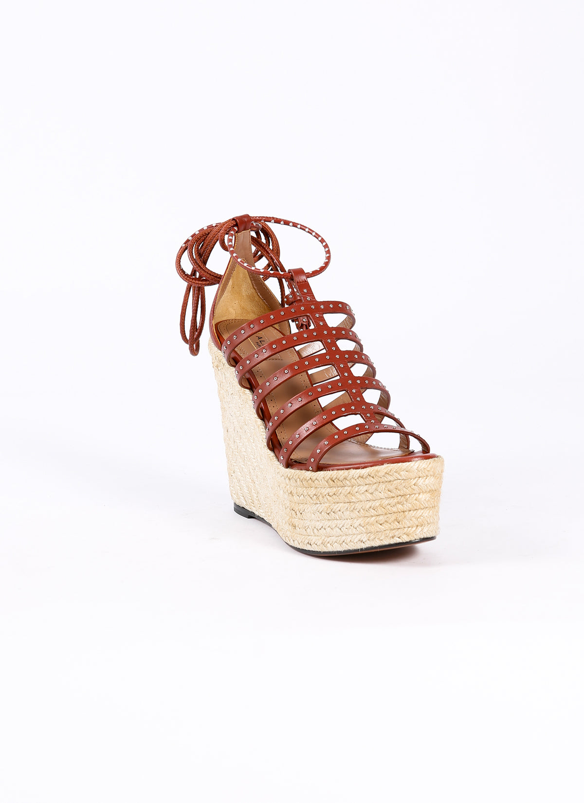 Studded sandals in leather - Tomette