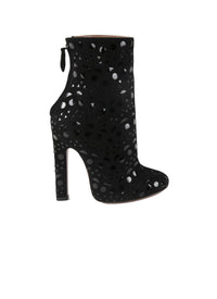 Patent leather platform boots - Black & Black